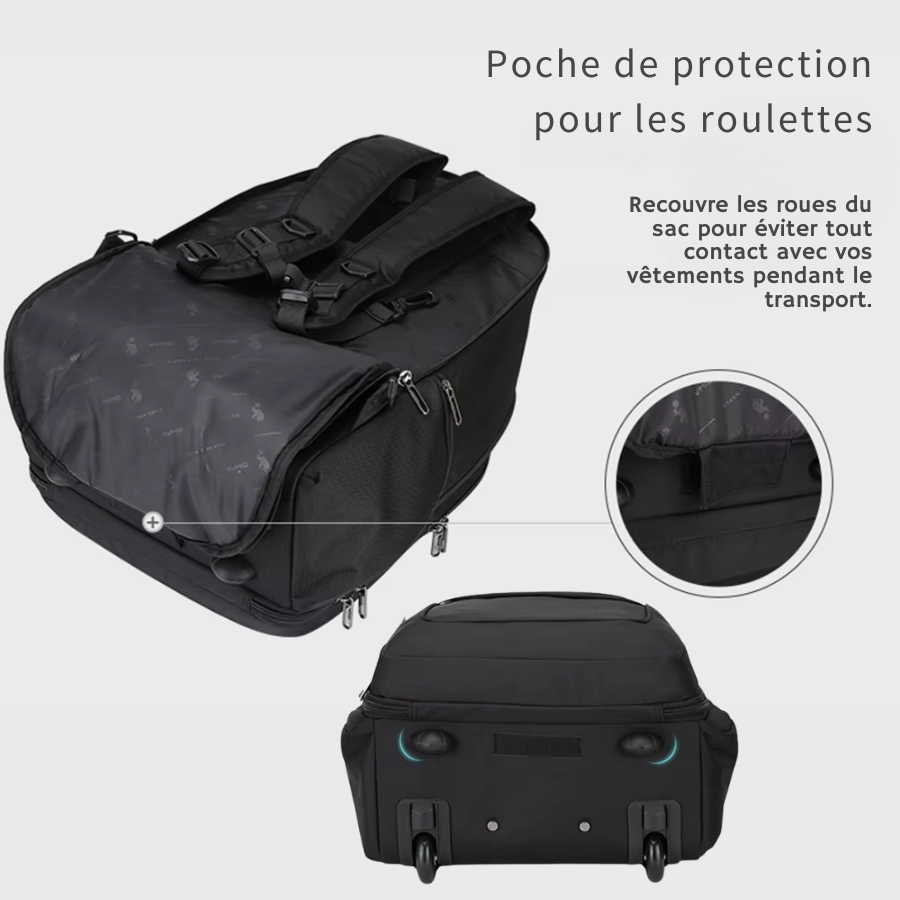 Sac à dos à roulette
