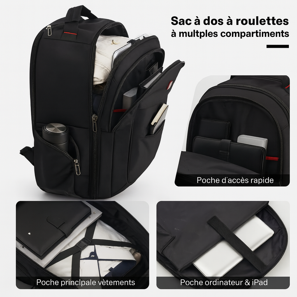 Sac à dos à roulette