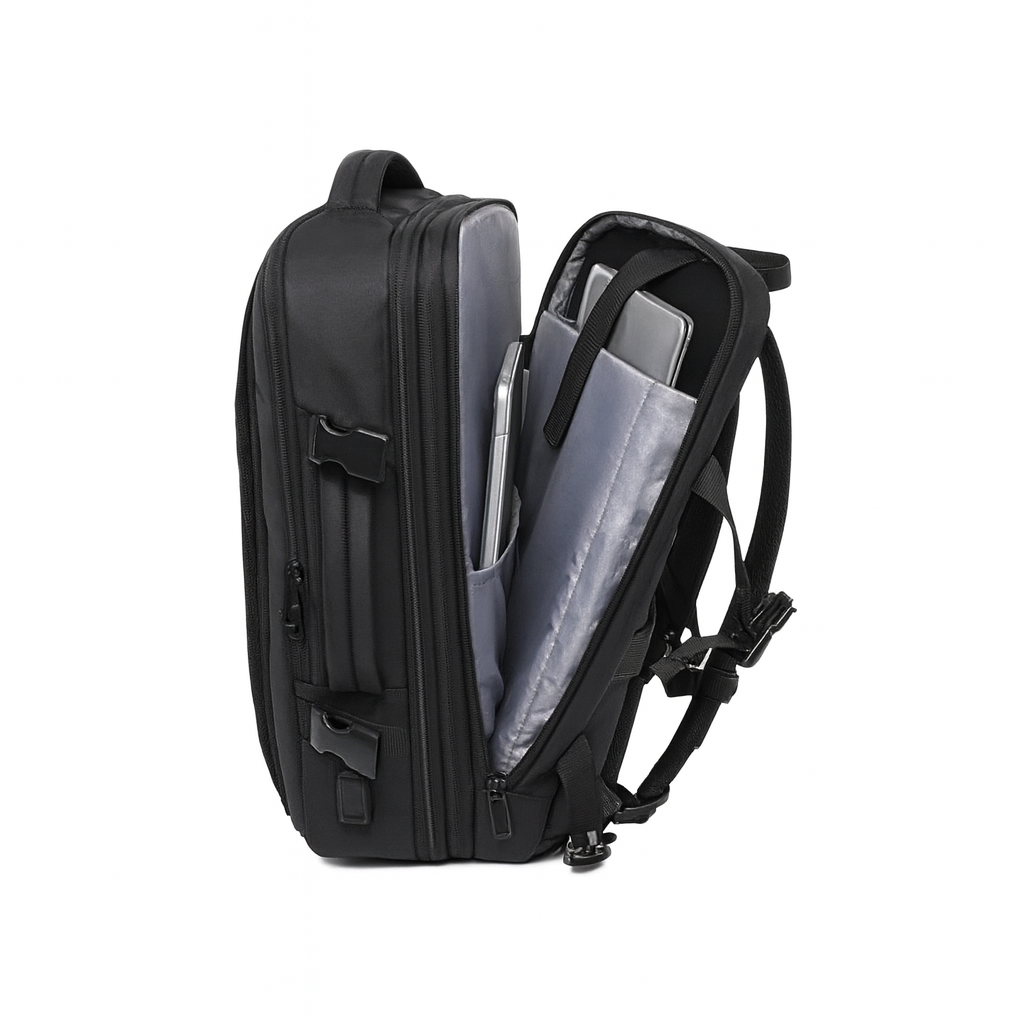 sac à dos cabine extensible noir