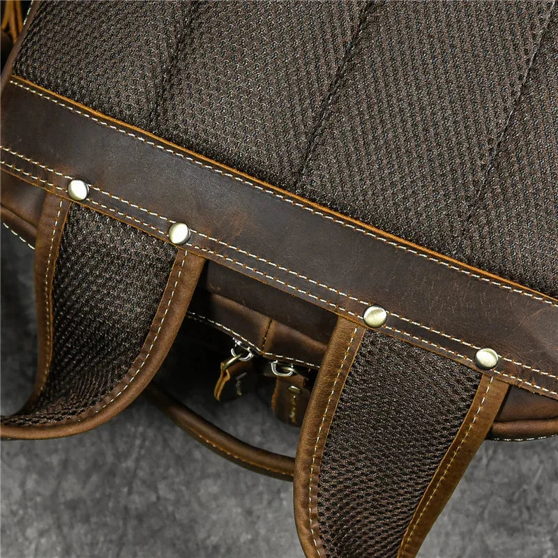 Sac à dos cuir homme vintage