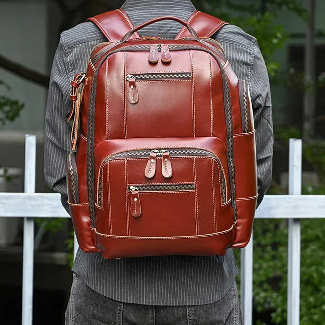 Sac à dos cuir homme vintage