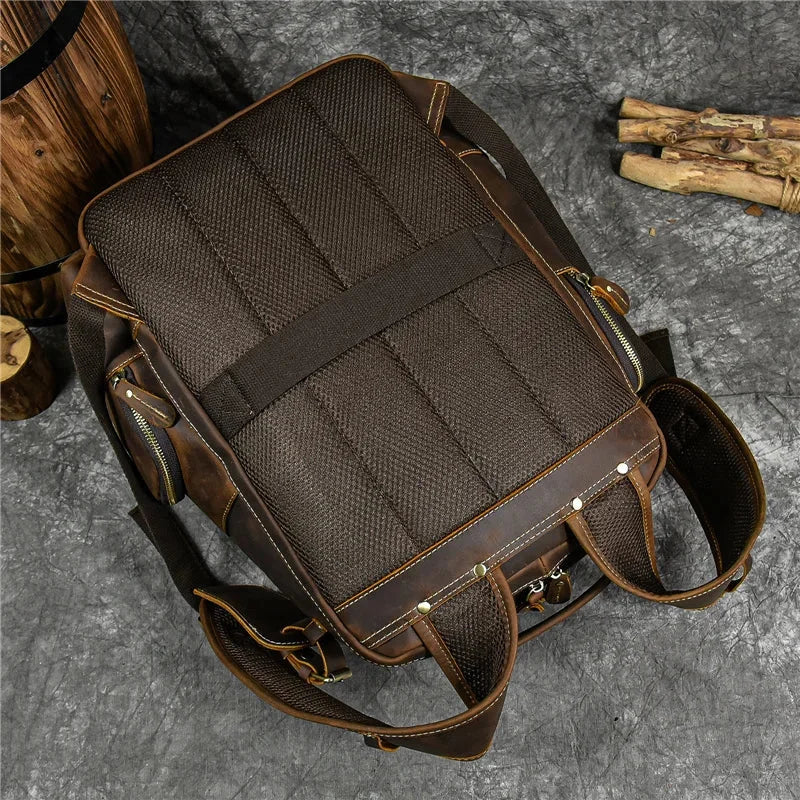 Sac à dos cuir homme vintage