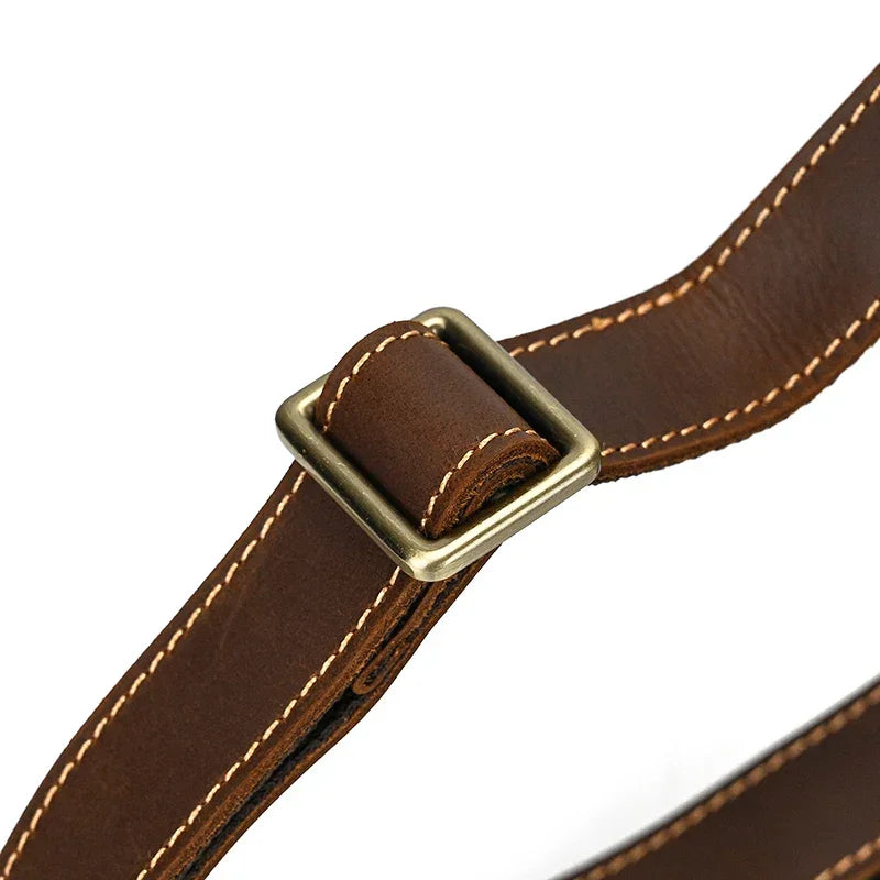 Sac à dos cuir marron