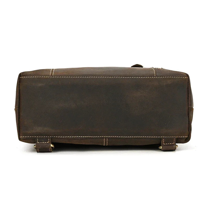 Sac à dos cuir marron