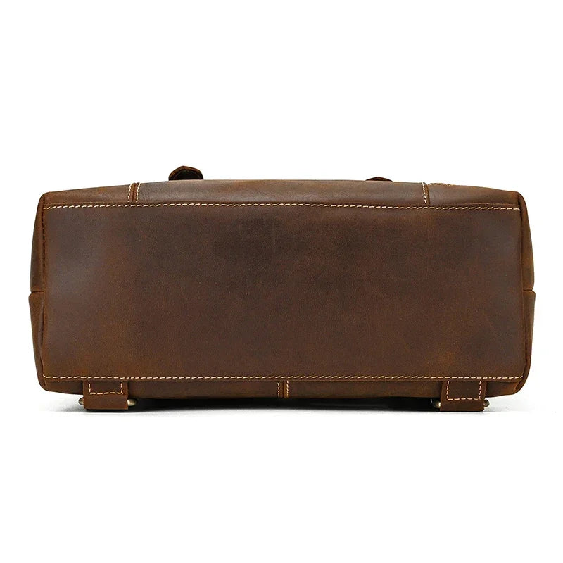 Sac à dos cuir marron