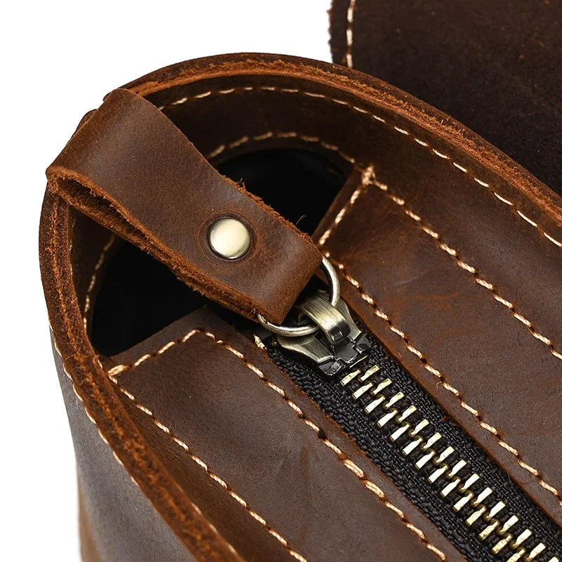 Sac à dos cuir marron