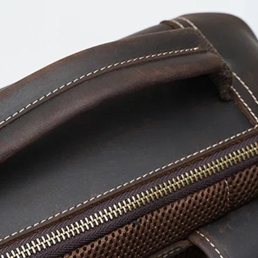 Sac à dos cuir marron homme