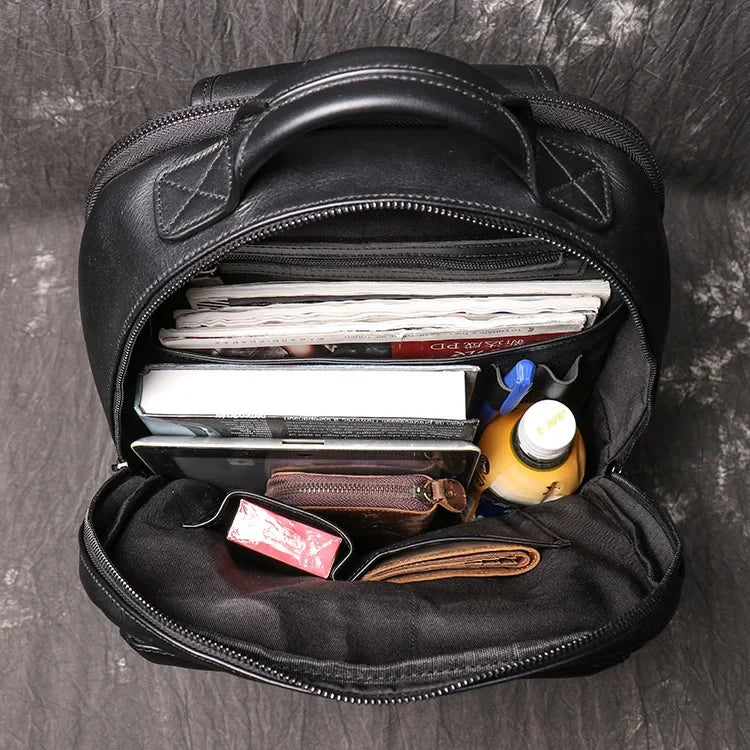 Sac à dos cuir ordinateur