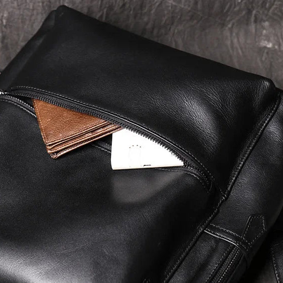 Sac à dos cuir ordinateur