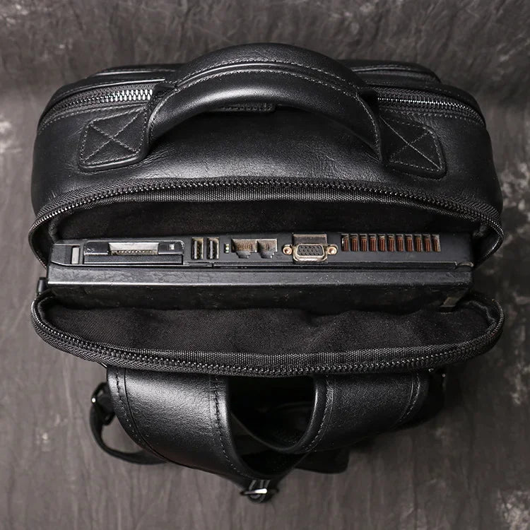 Sac à dos cuir ordinateur