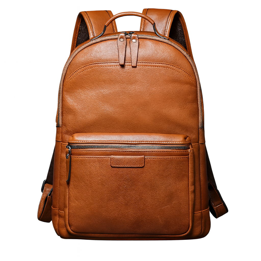 Sac à dos cuir pour homme marron