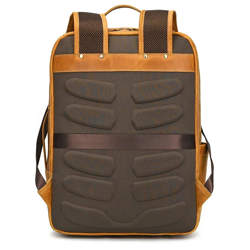 Sac à dos en cuir ergonomique