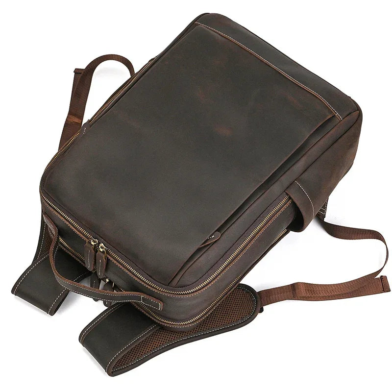 Sac à dos en cuir ergonomique