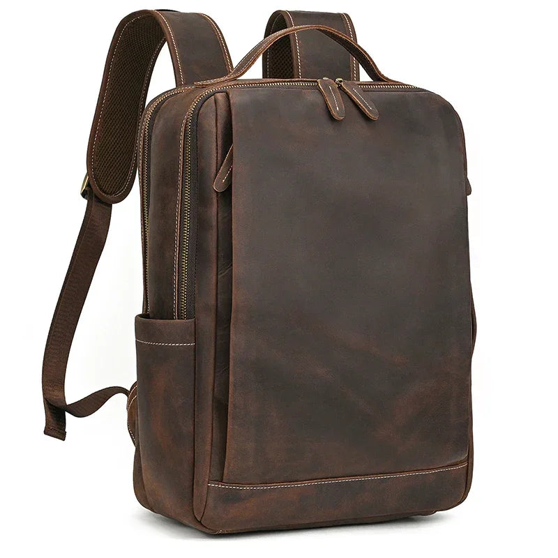 Sac à dos en cuir ergonomique