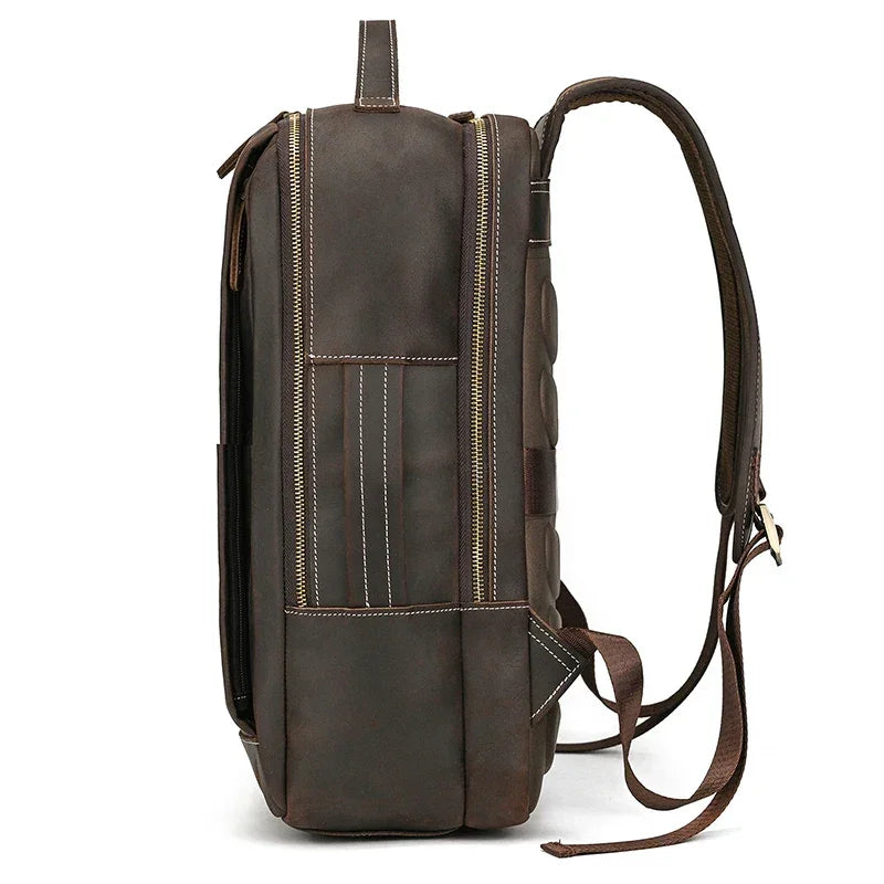 Sac à dos en cuir ergonomique