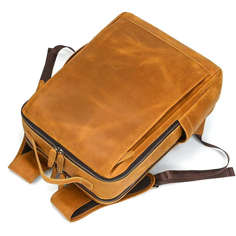 Sac à dos en cuir ergonomique