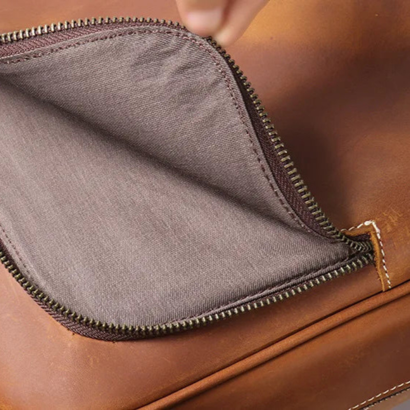 Sac à dos en cuir henri