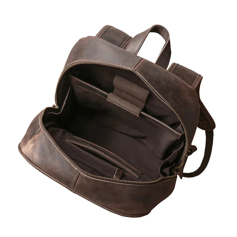 Sac à dos en cuir henri