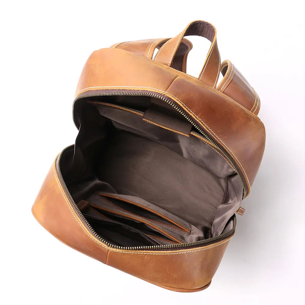 Sac à dos en cuir henri