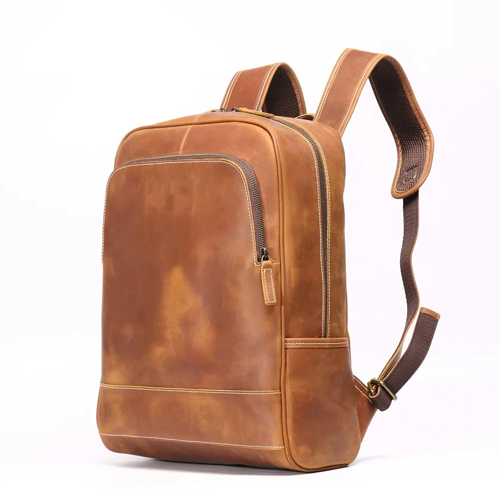 Sac à dos en cuir henri