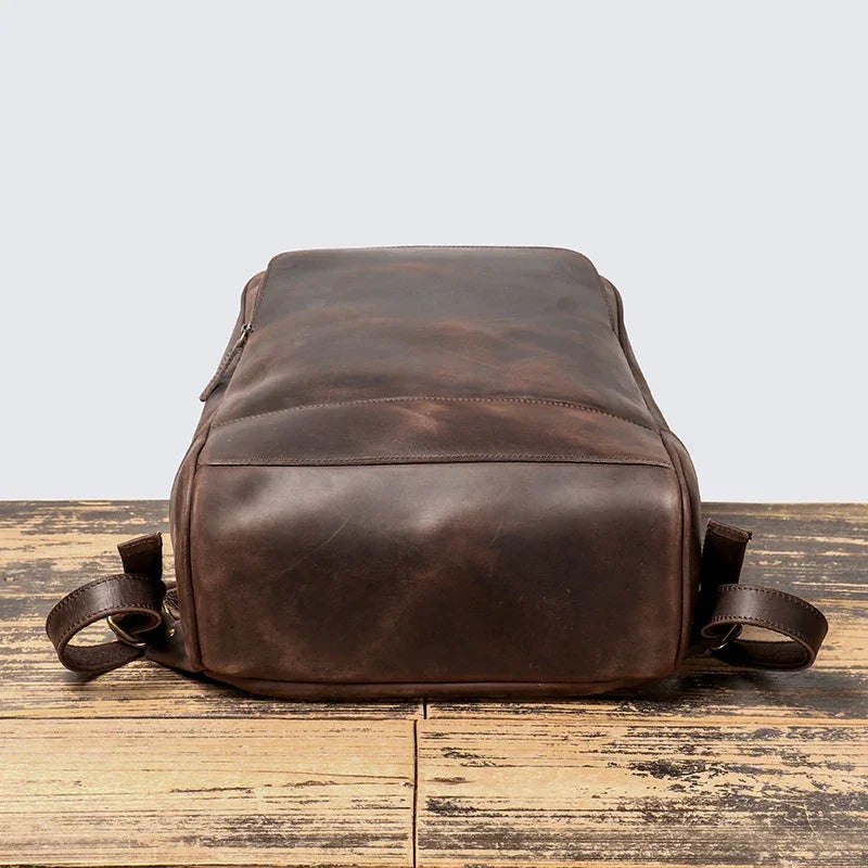 Sac à dos en cuir henri