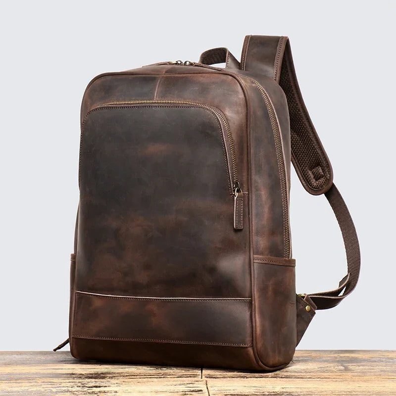 Sac à dos en cuir henri