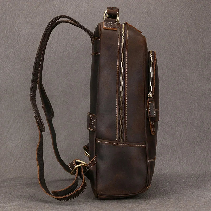 Sac à dos en cuir homme