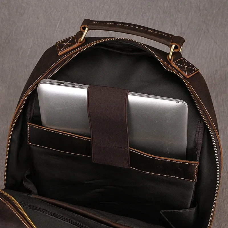 Sac à dos en cuir homme