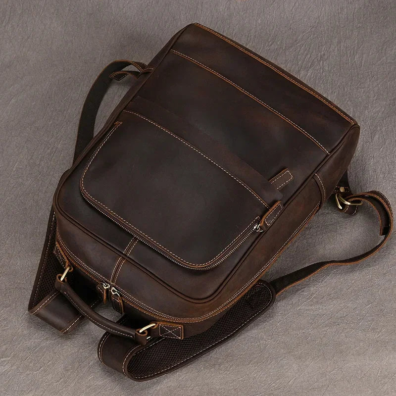 Sac à dos en cuir homme