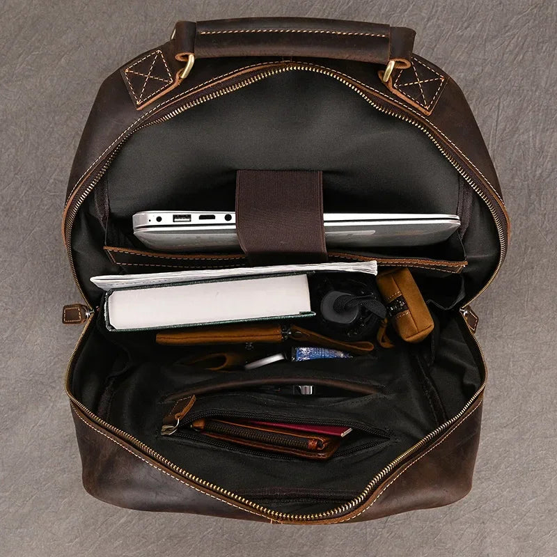 Sac à dos en cuir homme