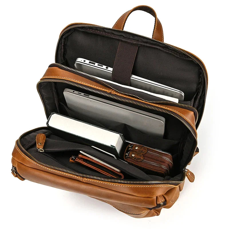 Sac à dos en cuir homme elio