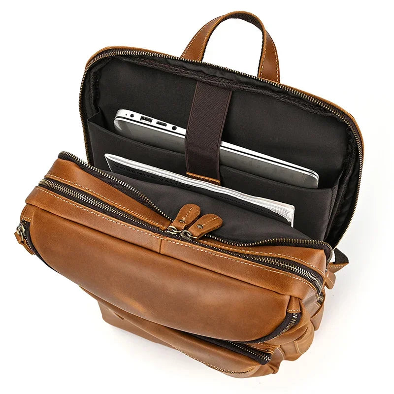 Sac à dos en cuir homme elio