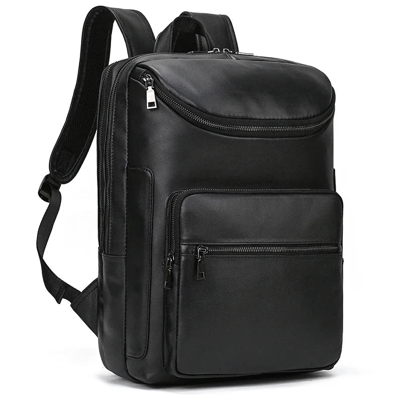 Sac à dos en cuir homme elio noir
