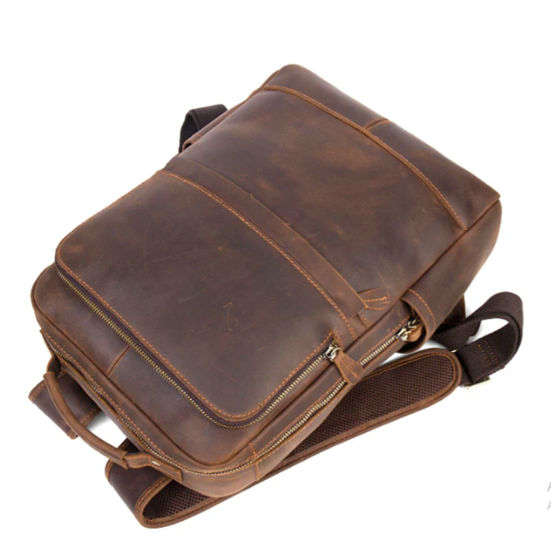 sac a dos en cuir homme vintage