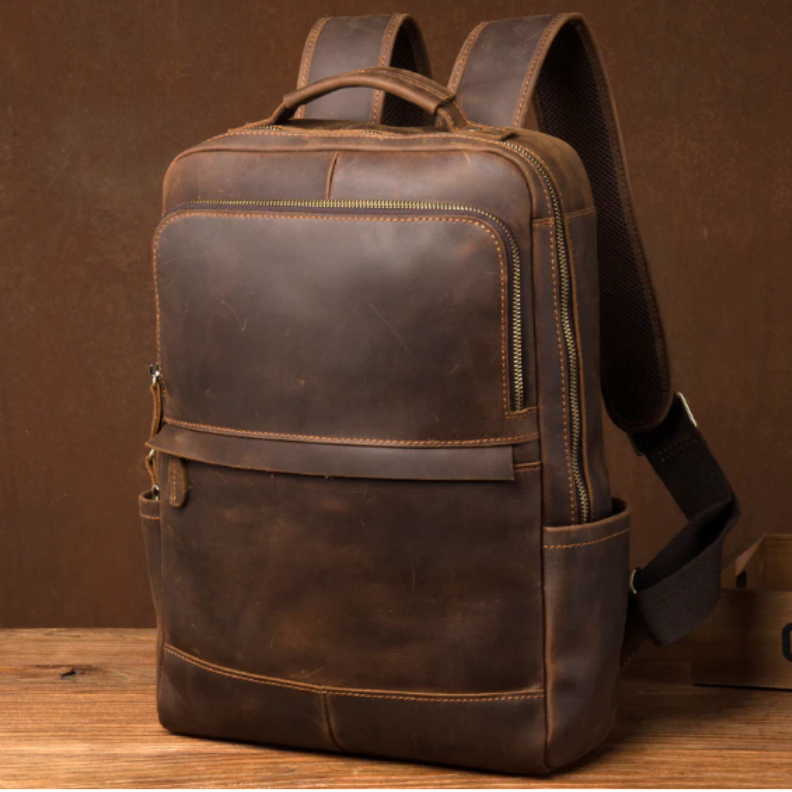 sac a dos en cuir homme vintage