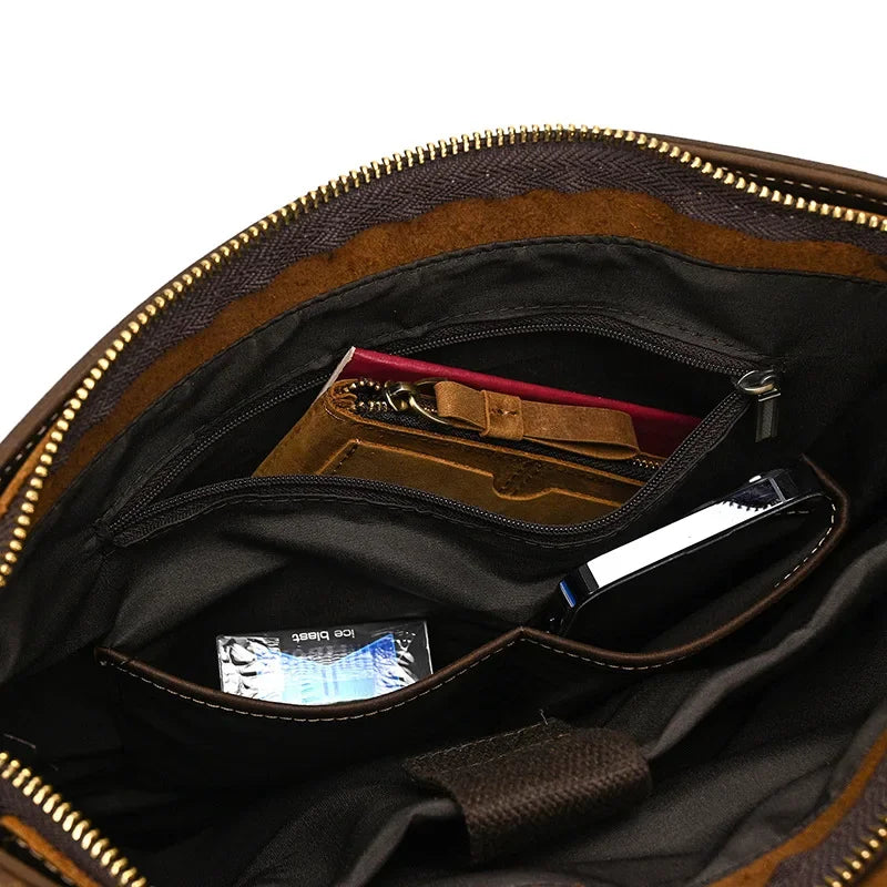 Sac à dos en cuir louis