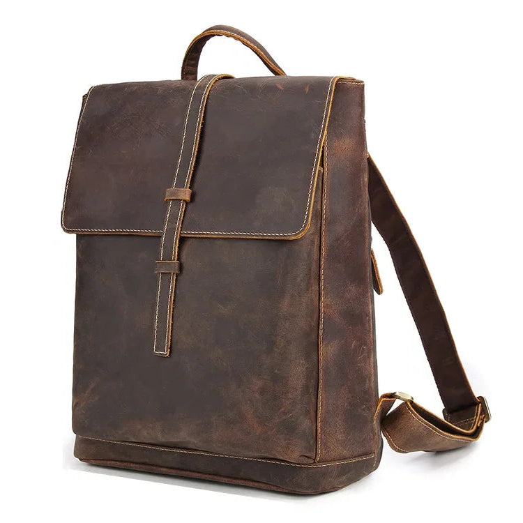 Sac à dos en cuir louis