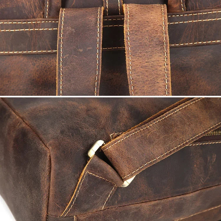 Sac à dos en cuir louis