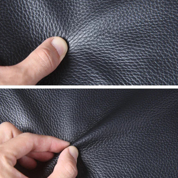 Sac à dos en cuir noir