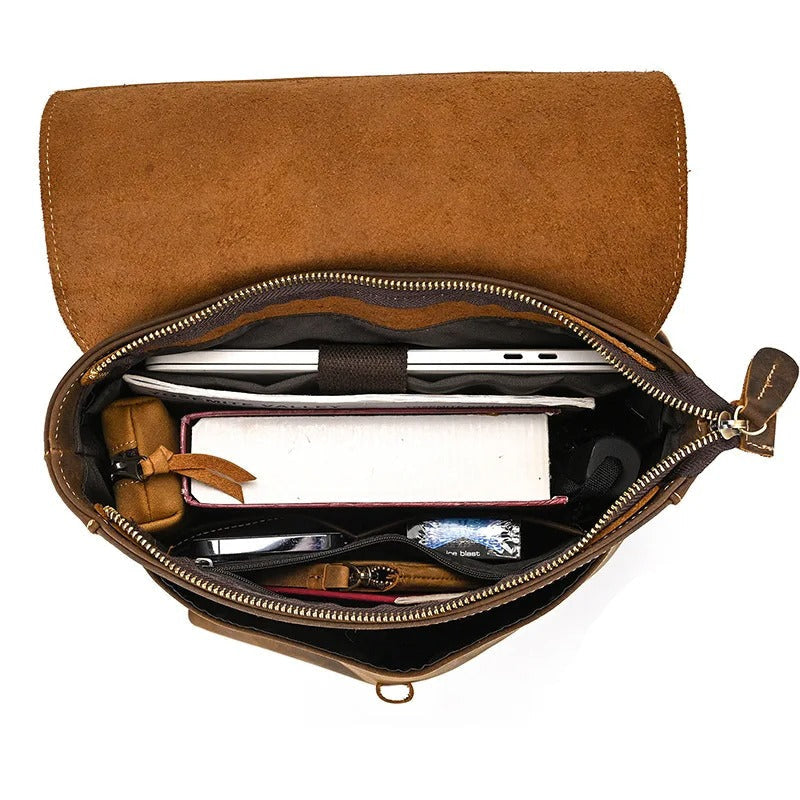 Sac à dos en cuir pour homme