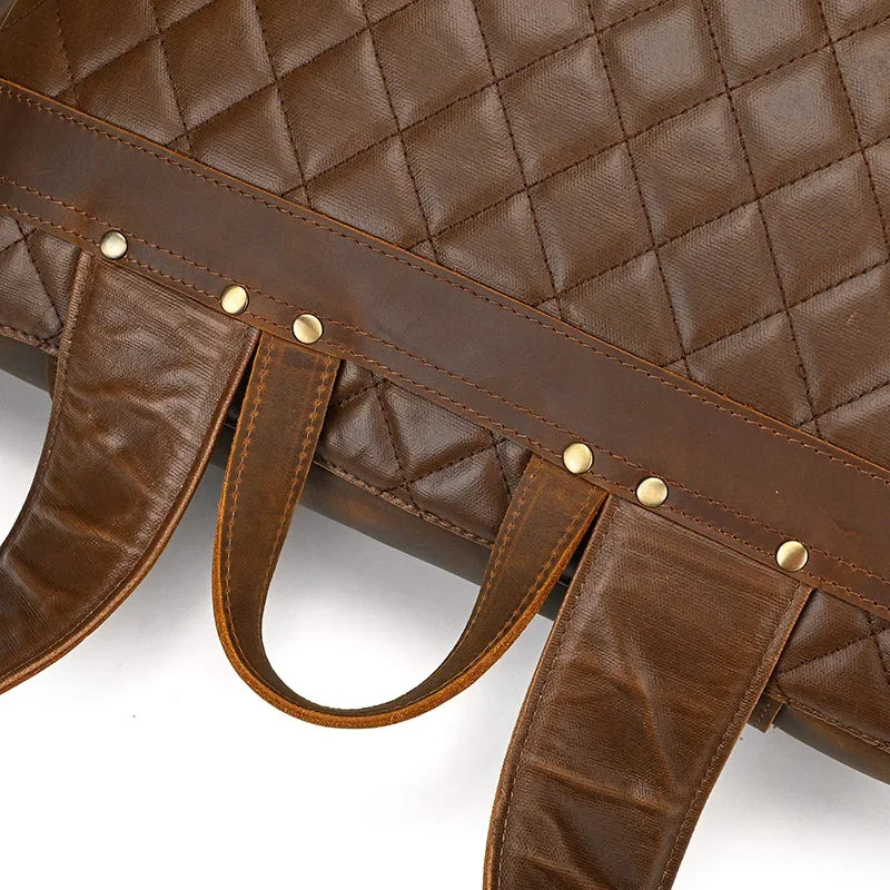 Sac à dos en cuir pour homme vintage