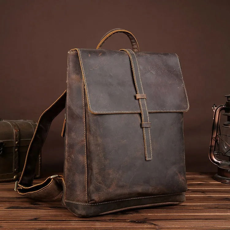 Sac à dos en cuir pour homme