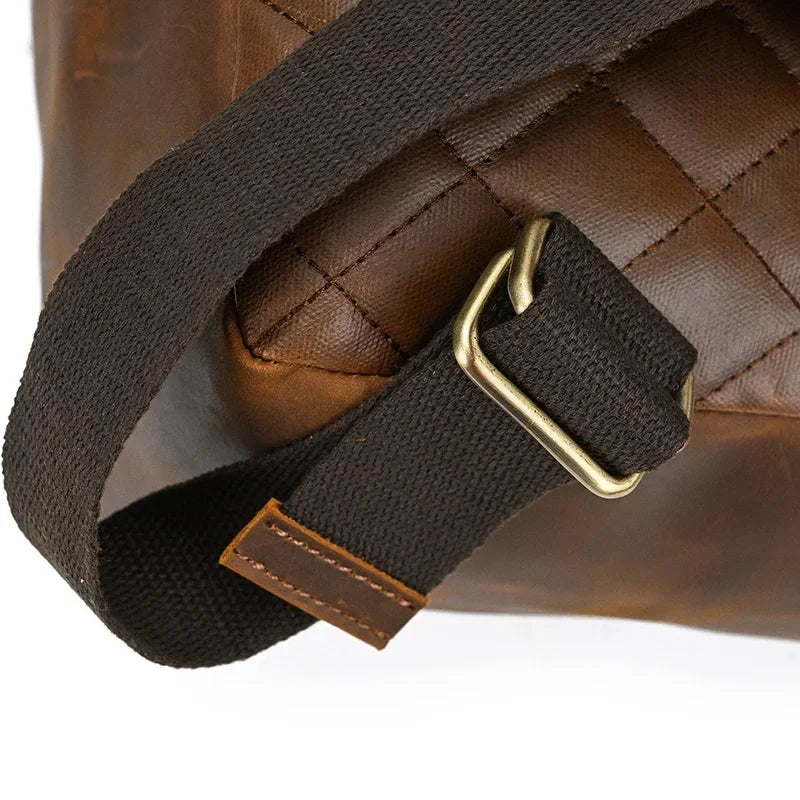 Sac à dos en cuir pour homme vintage