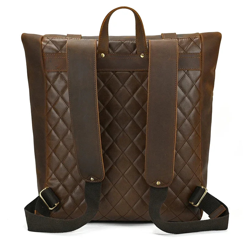 Sac à dos en cuir pour homme vintage