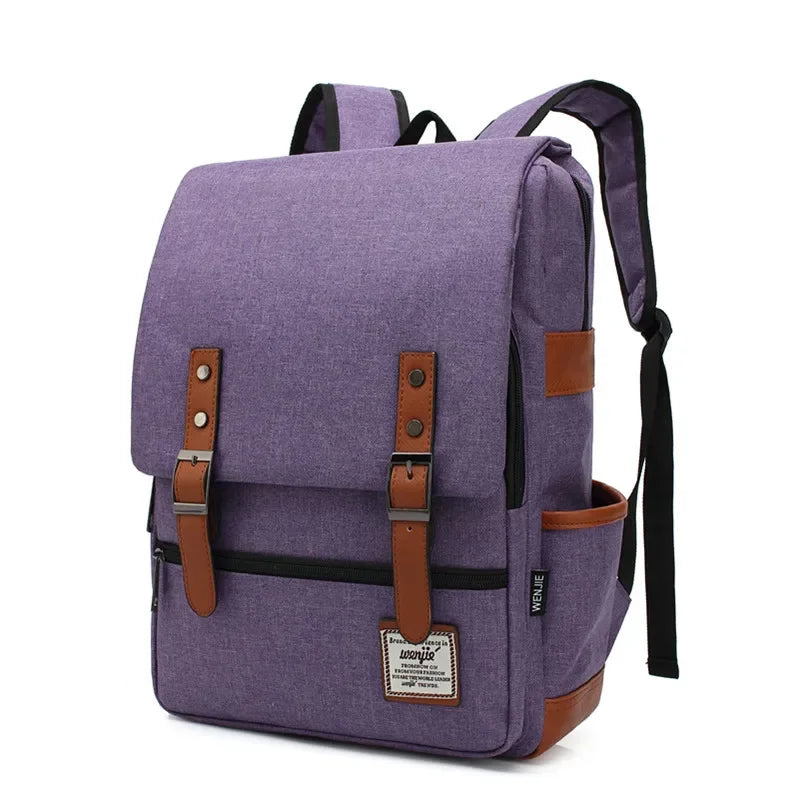 Sac à dos en tissu vintage violet