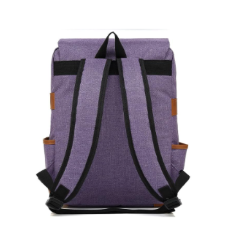 sac a dos en tissu vintage violet