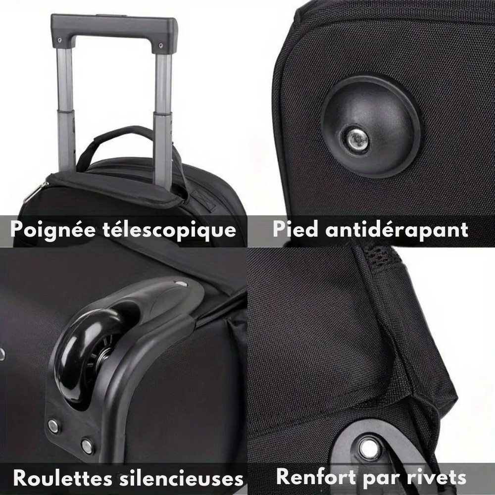 Sac à dos et roulette