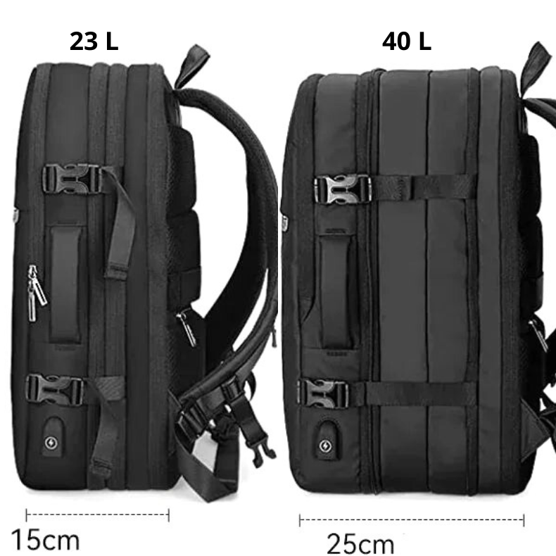 sac a dos extensible 40l