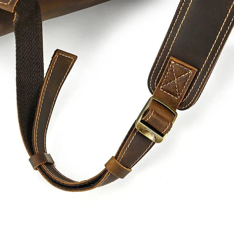 Sac à dos homme cuir marron