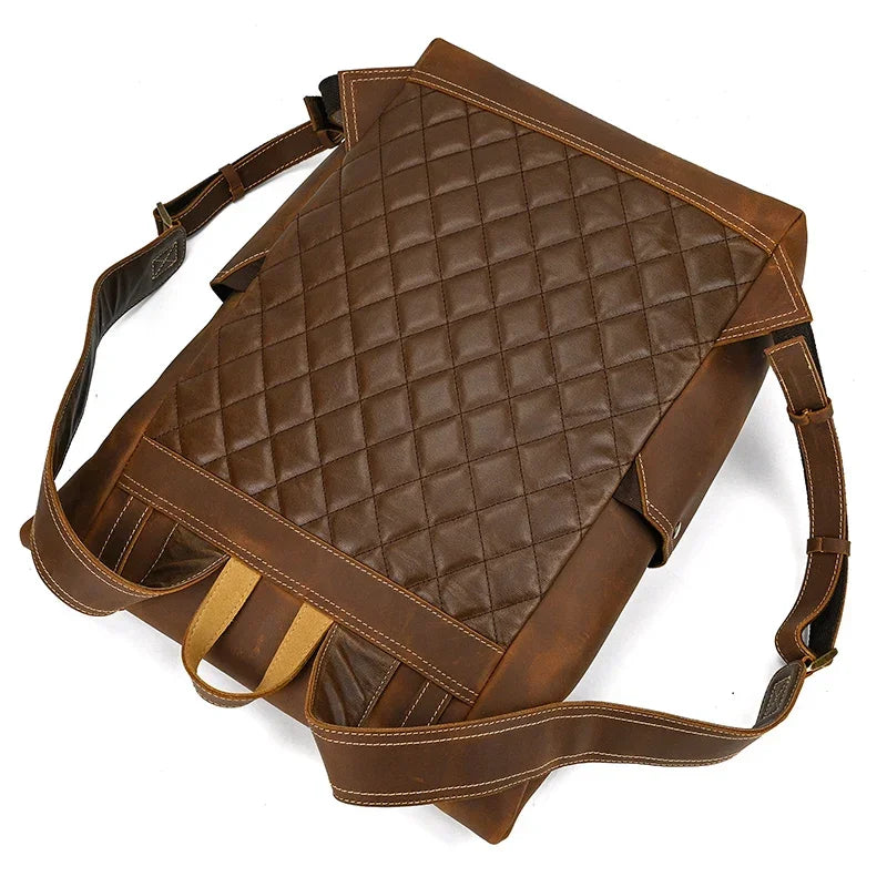 Sac à dos homme cuir marron